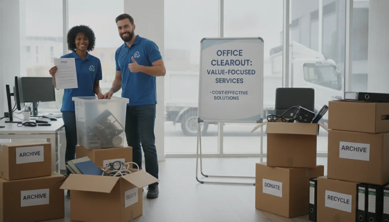 Office Cleanout FAQs: Cost, Scheduling, Electronics & What’s Next | Bothell WA Junk Removal
